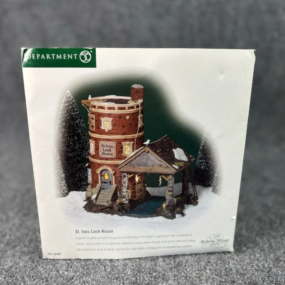 Department 56 Dickens Christmas Village St Ives Lock House #53